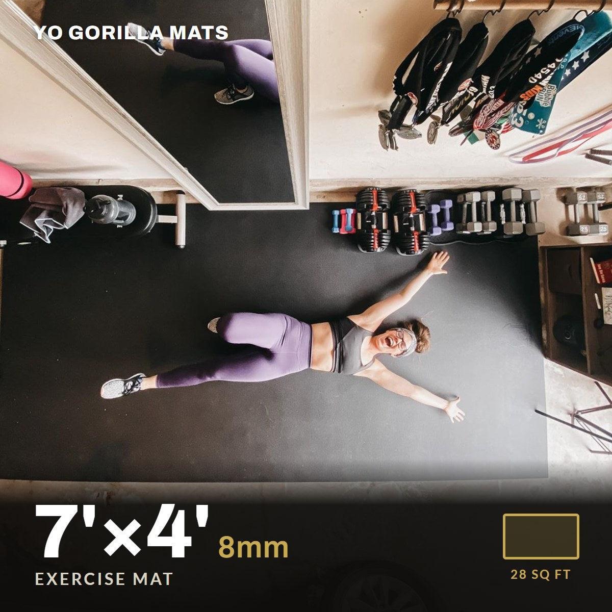 Yo Gorilla Mats 7' x 4' exercise mat, 8mm thick
