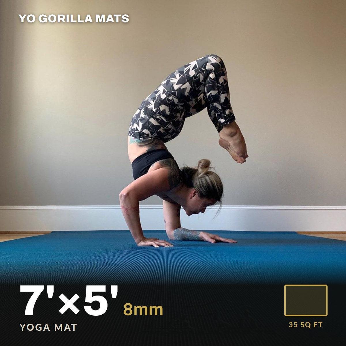 Yo Gorilla Mats 7' x 5' yoga mat, 8mm thick